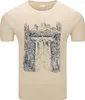 Diarbo Herren T-Shirt mit Landschaft Druck Wasserfall und Produktbild-Vorschau 1