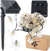 Lampes solaires de jardin fleuries 7m 50LED blanc chaud Voir les images du produit 9