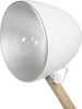 BELIANI Stojací lampa bílý kov 175 cm rameno a stínidlo Náhled obrázku produktu 5