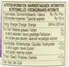 The image shows a nutrition facts label with text in multiple languages. Produktbild-Vorschau