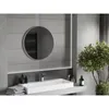 Mexen Loft lustro łazienkowe okragłe 70 cm, rama inox - Podgląd zdjęcia produktu 2