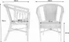 KRINES HOME Stapelbarer Rattansessel, Produktbild-Vorschau 6