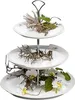 Sandra Rich etagere 39 cm bianco/argento Anteprima dell’immagine prodotto 2