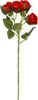 Künstliche Deko Rosen Rot Ø4cm L45cm Hochzeit Deko 3St Produktbild-Vorschau 4