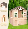ONVAYA® Kinderspielhaus aus Holz ǀ Spielhaus mit Tür und Produktbild-Vorschau 4