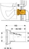 HAAS PE-Wand-WC-Anschlussgarnitur DN 90 mit Rattenklappe Produktbild-Vorschau 2