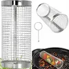Lot de 5 paniers grill inox pour barbecue, panier rotatif Voir les images du produit 11