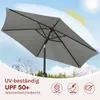 WOLTU Sonnenschirm, Strandschirm UV-beständig, 45° Produktbild-Vorschau 6