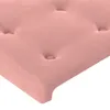 vidaXL Kopfteil mit Ohren Rosa 103x23x78/88 cm Samt Produktbild-Vorschau 5