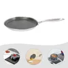 Crepespfannen 28cm Pfannkuchenpfanne Edelstahl-Kochpfanne Produktbild-Vorschau 1