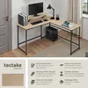 Bureau MELROSE 140x130x76,5cm - Bois clair industriel, Voir les images du produit 2