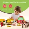 Olvy Magnetische bouwstenen, Montessori speelgoed, 80 stuks Productafbeelding-voorbeeld 5