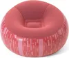 A single, red inflatable armchair with a patterned design. Anteprima dell’immagine prodotto