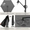 tectake® slunečník Artemis 3,5 x 3,5 m, otočný o 360° s Náhled obrázku produktu 4