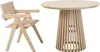 SIT Möbel Armlehnstuhl mit Rattan-Sitzfläche | gepolsterter Produktbild-Vorschau 5