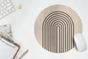MuchoWow® Mauspad Mousepad Streifen - Abstrakt - Bogen Produktbild-Vorschau 5