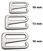 25 BH Feststeller aus Metall BH Klammern silber Produktbild-Vorschau