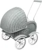 Puppenwagen Vintage grau Produktbild-Vorschau 2
