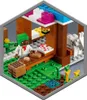 A LEGO Minecraft bakery scene with a character, a cake, and a goat. Podgląd zdjęcia produktu