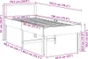 vidaXL Massivholzbett ohne Matratze Weiß 75x190 cm Produktbild-Vorschau 8