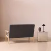 sweeek -  2-Sitzer Sitzbank mit Stoffbezug und Holzbeinen - Produktbild-Vorschau 6