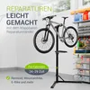 Skladací stojan na opravu bicyklov Juskys - výškovo Náhľad obrázku produktu 2