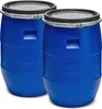 Two blue plastic barrels are shown against a white background. Produktbild-Vorschau
