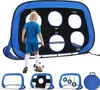 TolleTour Fußballtor 4-in-1 mit Torwand für Kinder Pop-Up Produktbild-Vorschau 1