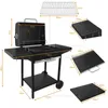 SunJas Holzkohlegrill CA-6146 Grillwagen Temperaturanzeige Produktbild-Vorschau 6