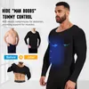 Herren Langarm Kompressionsshirts Shapewear Oberteile Body Produktbild-Vorschau 5