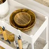 Wózek HOMCOM, regał kuchenny z 4 półkami, wózek kuchenny na Podgląd zdjęcia produktu 8