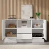 STILVORA dressoir met LED-verlichting, buffetkast met 2 Productafbeelding-voorbeeld 5