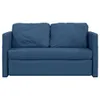 vidaXL Bodensofa mit Schlaffunktion Blau 112x174x55 cm Produktbild-Vorschau 5