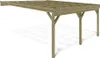 Carport Garagendach 5.8x5.06 m - 29 m2 - an der Hauswand Produktbild-Vorschau 5