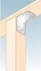 20x Winkelverbinder 90x90x65mm verzinkt Lochplattenwinkel Produktbild-Vorschau 3