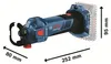 Outil rotatif sans fil GCU 18V-30, clé de serrage Voir les images du produit 21