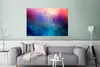 MuchoWow® Poster Aquarell - Sternenhimmel - Blau - Rosa Produktbild-Vorschau 5