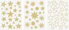 Heyda 203584469 Raamsticker "Sterren", glinsterend goud Productafbeelding-voorbeeld 4