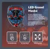 TK Gruppe Timo Klingler LED Scary Mask modrá - ako z Očisty Náhľad obrázku produktu 2