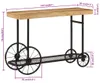 vidaXL Tavolo consolle 112x36x76 cm in legno massiccio di Anteprima dell’immagine prodotto 7