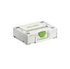 A white Festool Systainer storage box with a green latch, shown from a slightly elevated front-left angle on a white background. Náhľad obrázku produktu