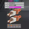NEXMEX 8x Netzwerkstecker Cat 7 CAT7 RJ45 Stecker Produktbild-Vorschau 5
