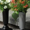 Grabvasen mit Sockel zum Hinstellen 2er Set 31 cm, weiss Produktbild-Vorschau 5