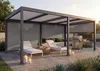 Alu Pergola HWC-L41 mit 3x Seitenwand, Lamellen-Pavillon, Produktbild-Vorschau 9