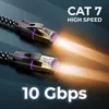 1m CAT7 Patchkabel Nylon (10 Gbit/s, S/FTP Schirmung, Produktbild-Vorschau 4