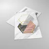 Bilder auf glas - Einteilig - Zahlen Weiß Golden - 80x120cm Produktbild-Vorschau 2