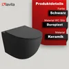 LAVITA Wand-WC Sinto Black | Hänge Toilette | Produktbild-Vorschau 4