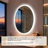 WISFOR Oval LED Badezimmerspiegel 50x70 cm Wandspiegel mit Produktbild-Vorschau 8