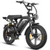 Draixcor E7 2.0 E-Bike 20 Zoll Fatbike, 48V 15Ah 720Wh, bis Produktbild-Vorschau 1