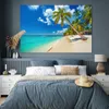 MuchoWow® Poster Strand - Meer - Boot - Palme 180x120 cm - Produktbild-Vorschau 4